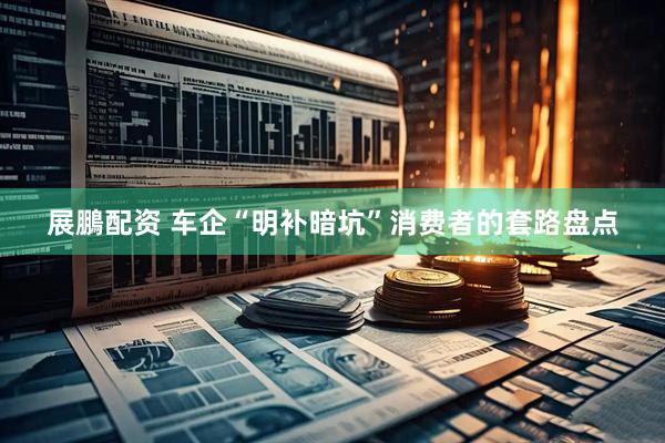 展鵬配资 车企“明补暗坑”消费者的套路盘点