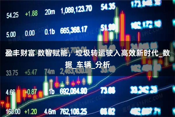 盈丰财富 数智赋能，垃圾转运驶入高效新时代_数据_车辆_分析