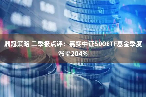 鼎冠策略 二季报点评：嘉实中证500ETF基金季度涨幅204%